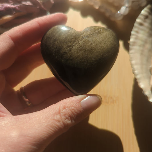 Obsidian heart