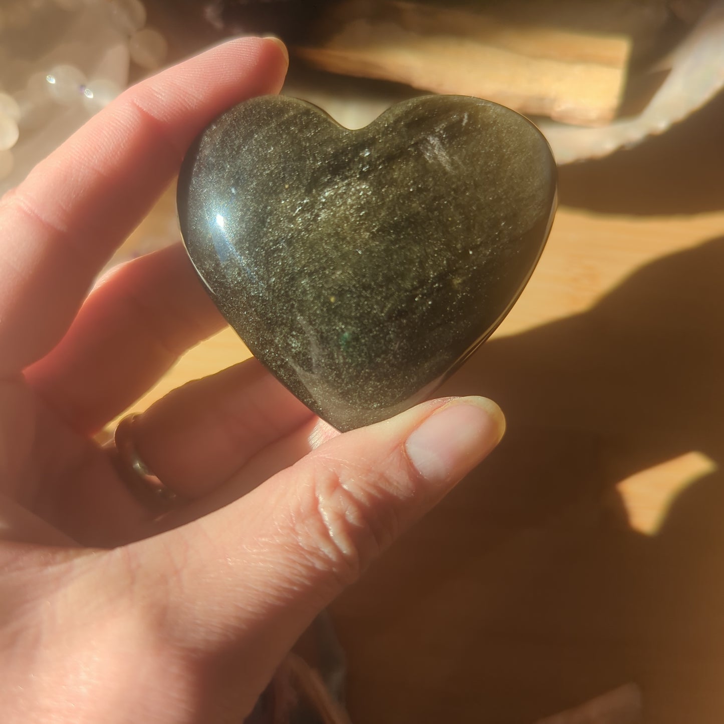 Obsidian heart