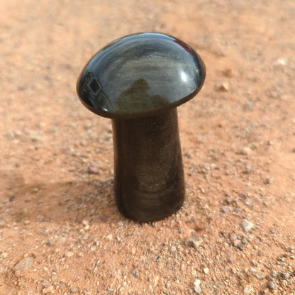 Obsidian mushroom