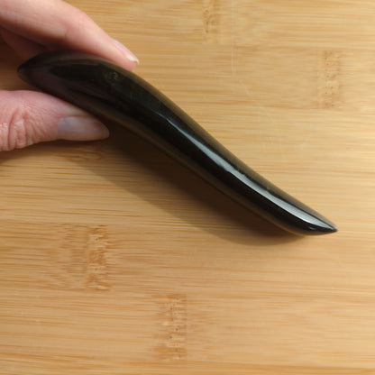 Obsidian massage wand