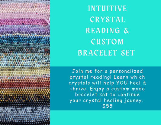 Crystal reading & custom bracelet set (3).