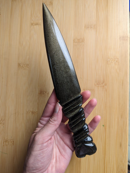 Obsidian dagger large