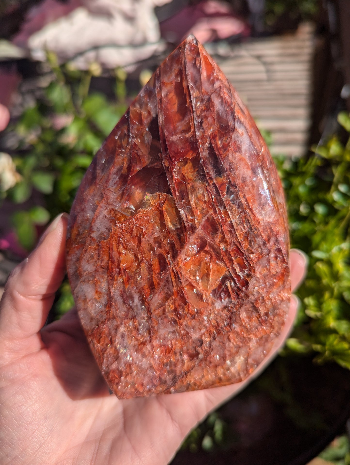 Fire quartz flame