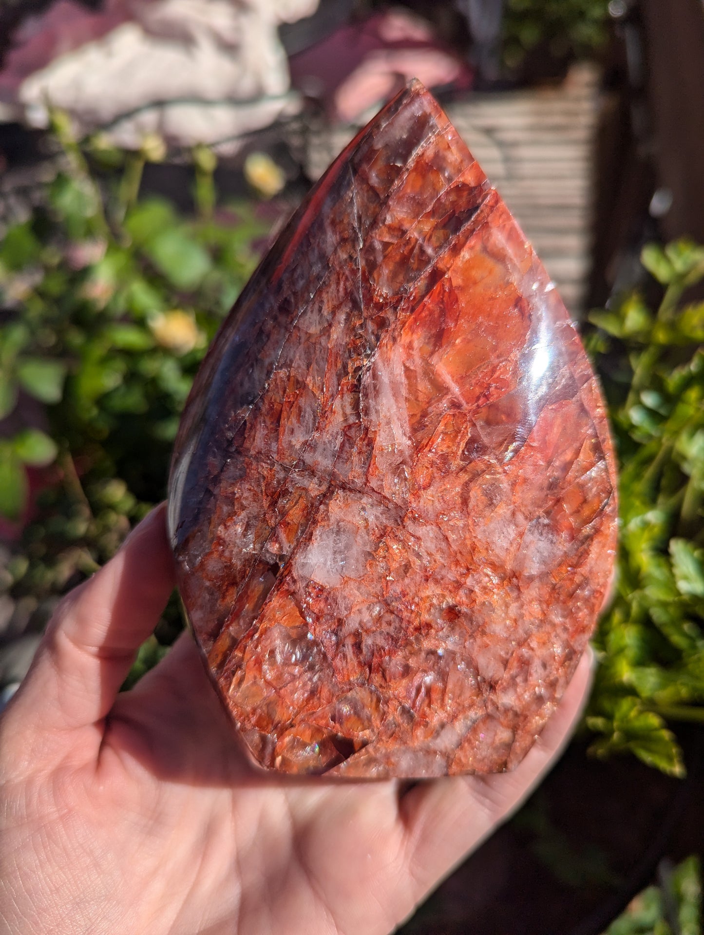 Fire quartz flame