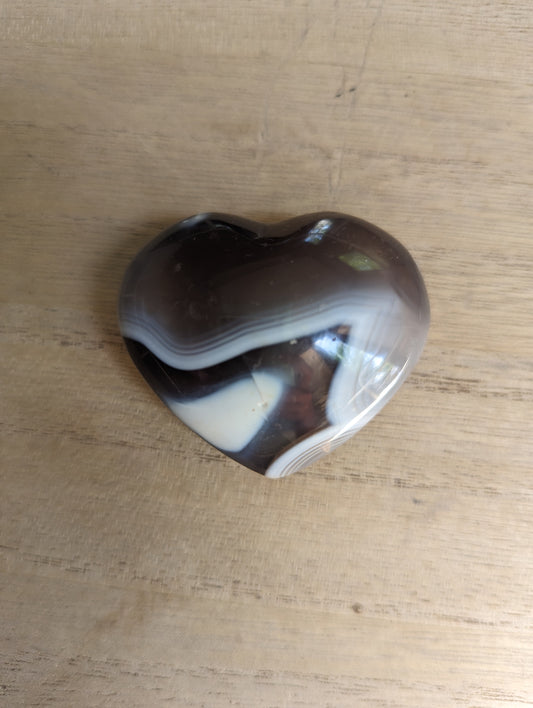 Orca agate hearts