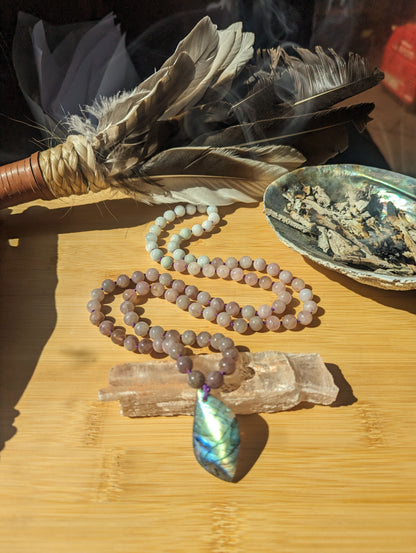 Madagascar Rose & Jade 88 mala