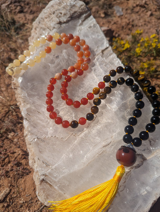 Fire Up Your Power 88 bead mala