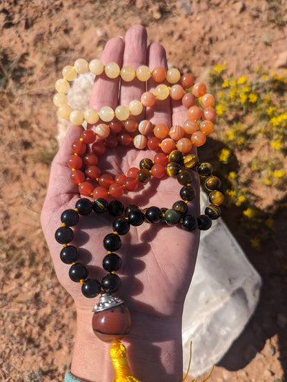 Fire Up Your Power 88 bead mala