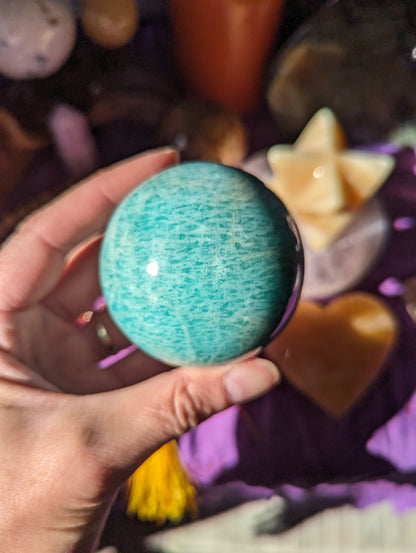 Amazonite sphere