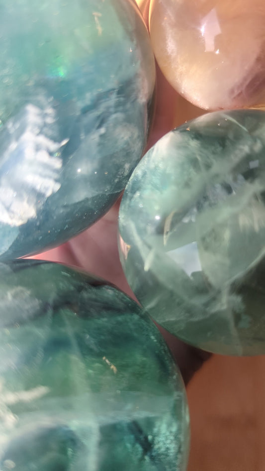 Fluorite sphere