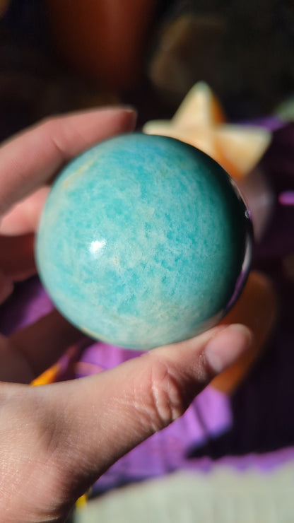 Amazonite sphere