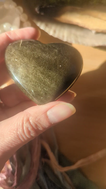 Obsidian heart