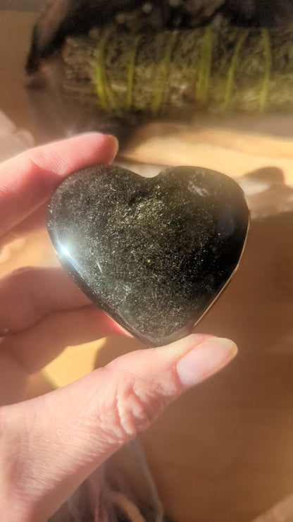 Obsidian heart