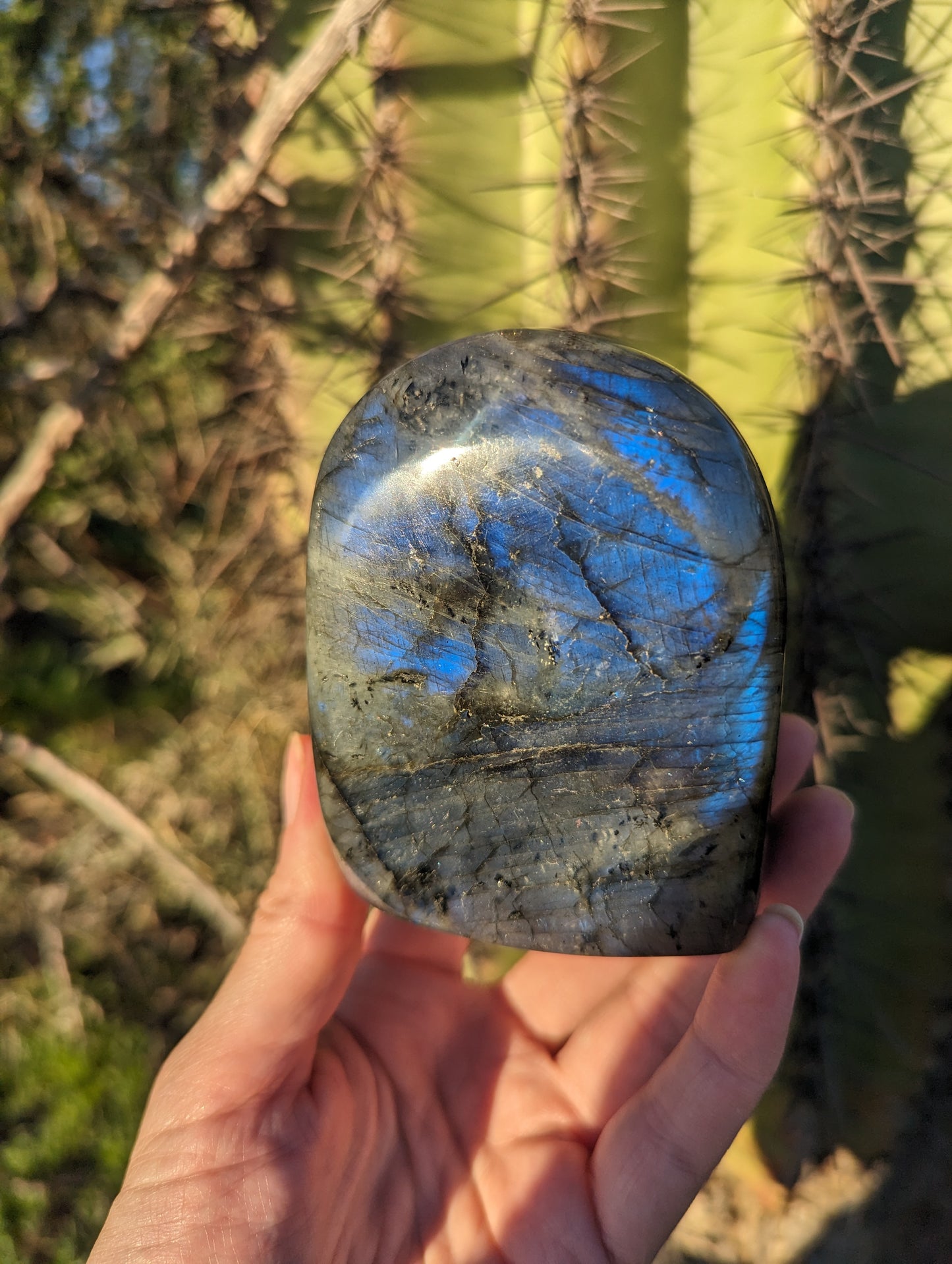 Labradorite slabs