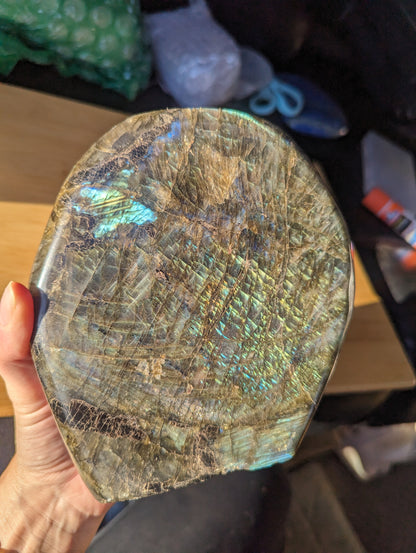 Labradorite slab