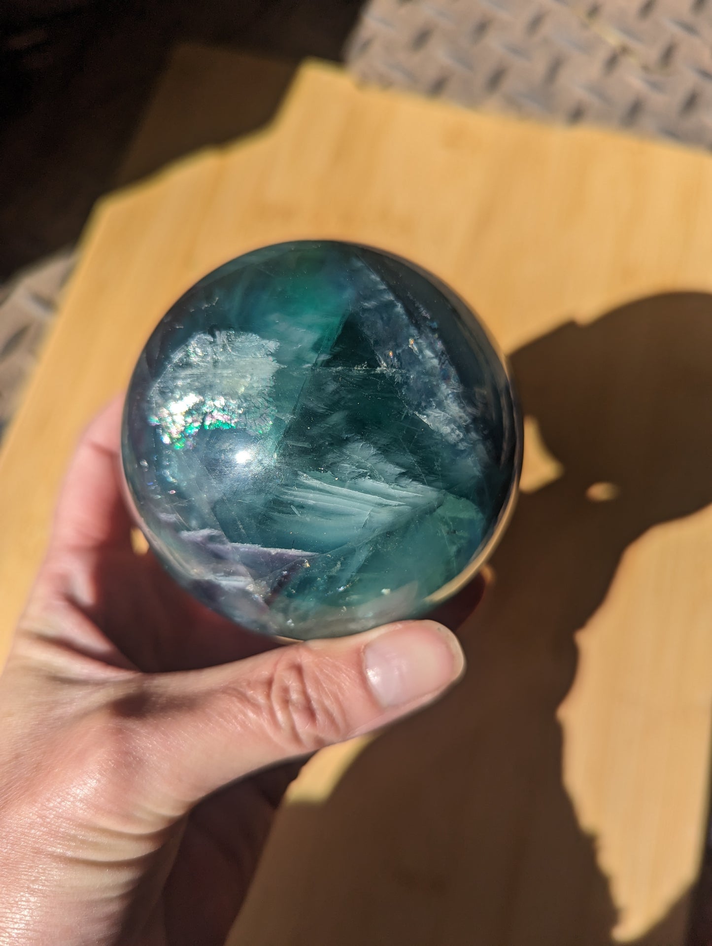 Fluorite sphere