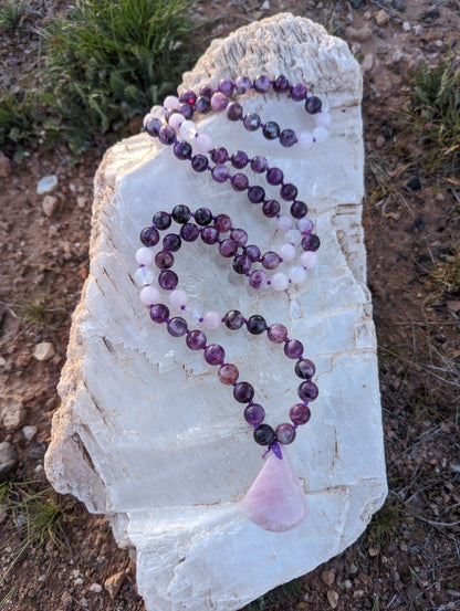 Purple love mala