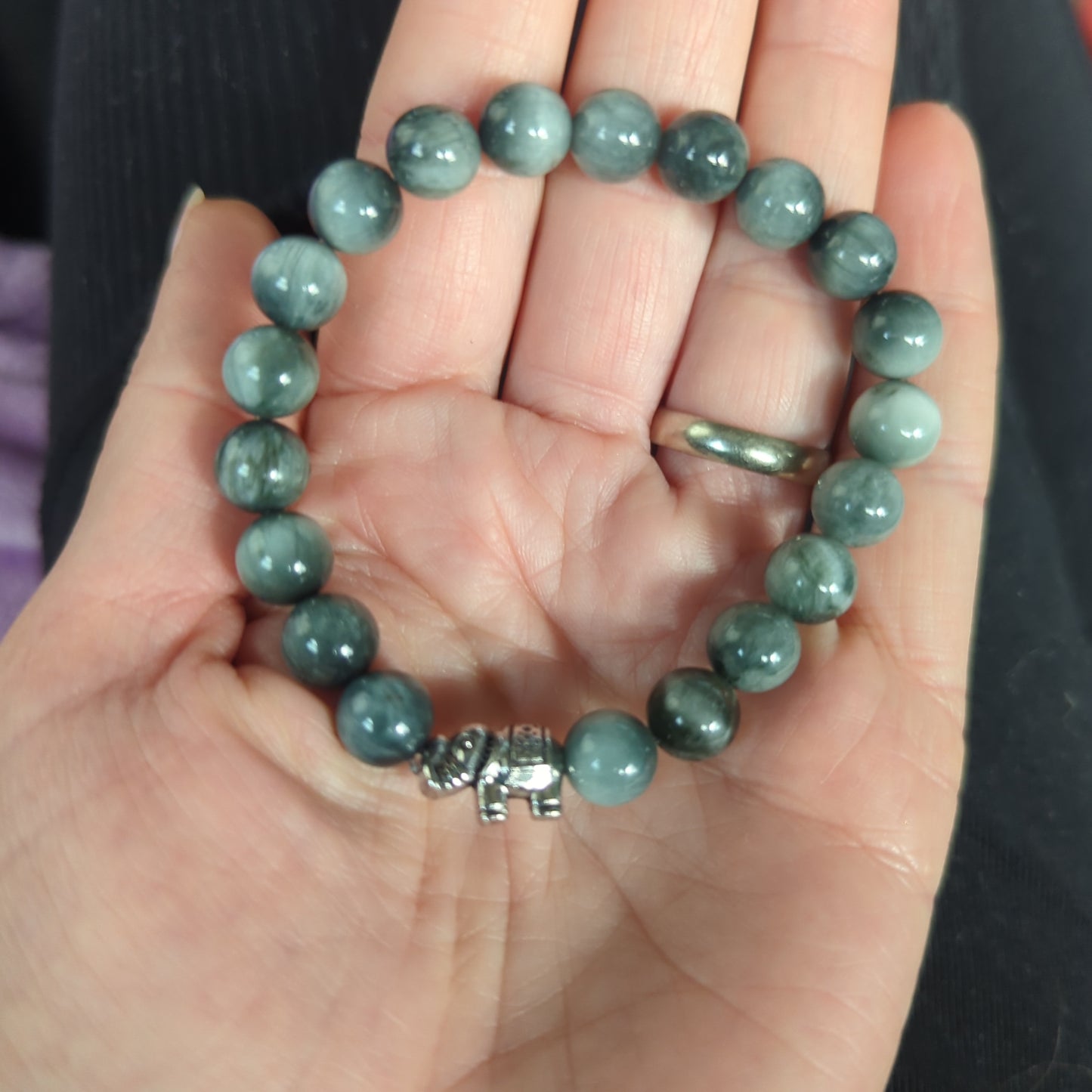 Gemstoned beaded bracelets!