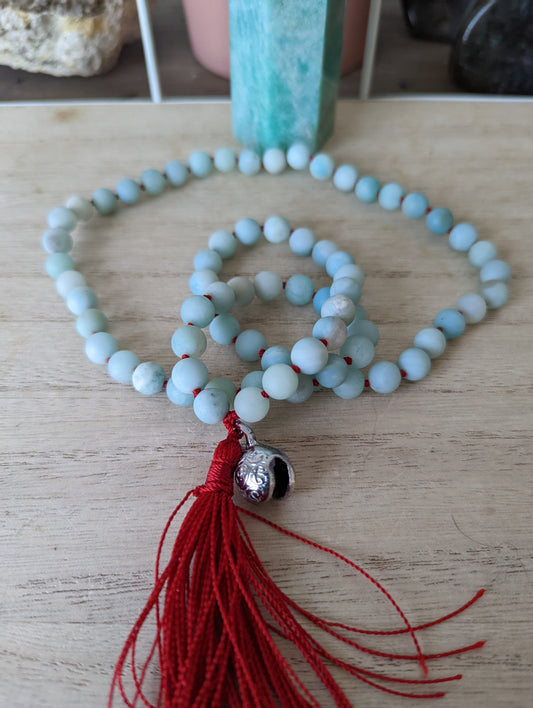 Amazonite mini mala.